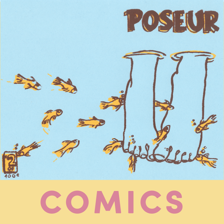 screen print of a comic book cover, link to comics page