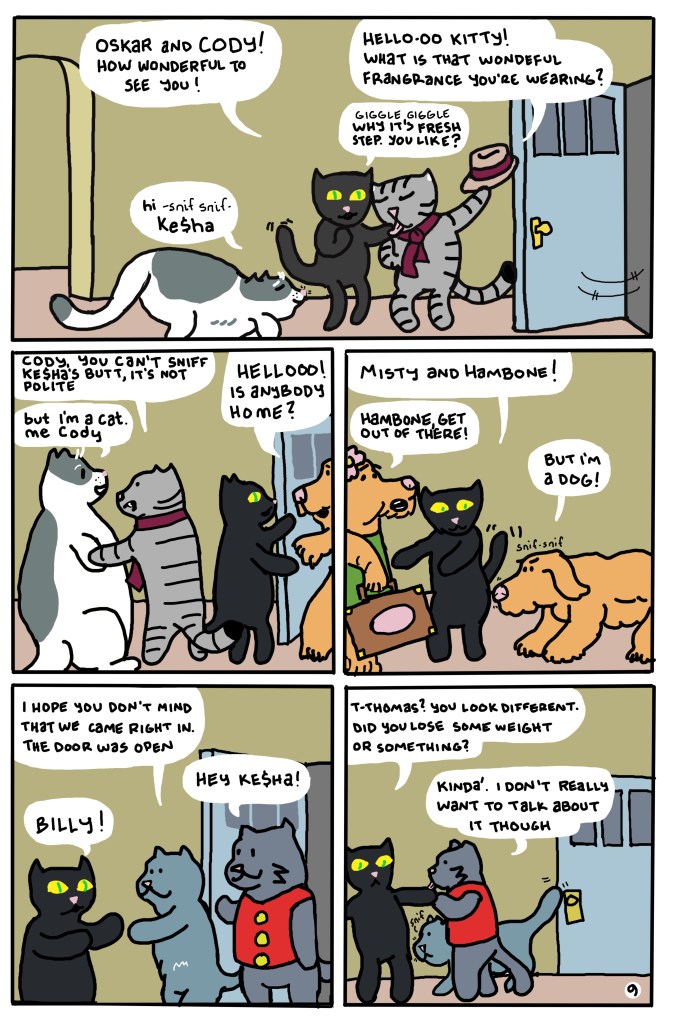 Ke$ha welcomes Oskar, Cody, Hambone, Misty, Thomas, & Billy into their home.